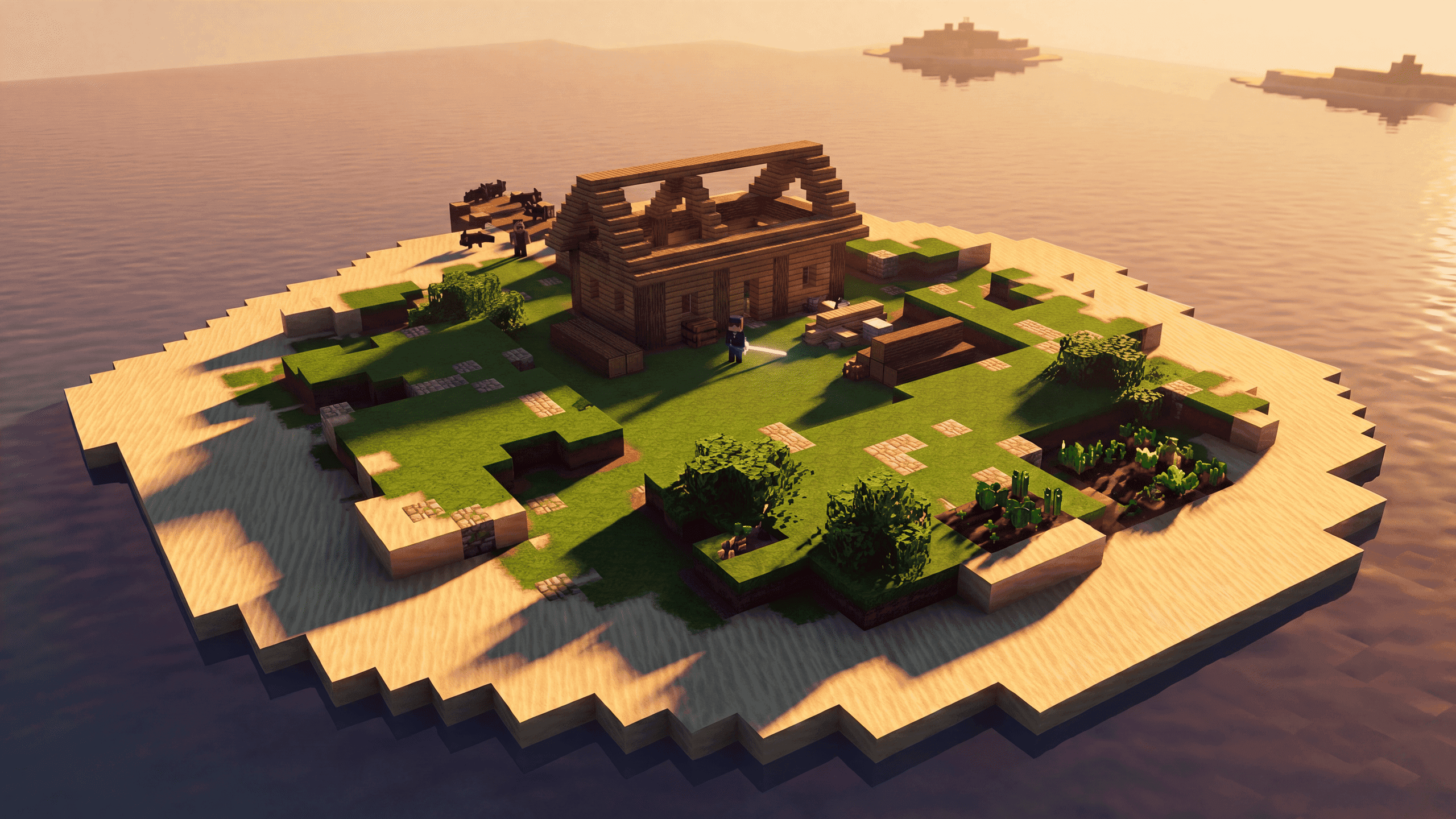 AI Enhanced image of Island